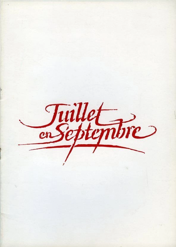 Juillet en septembre