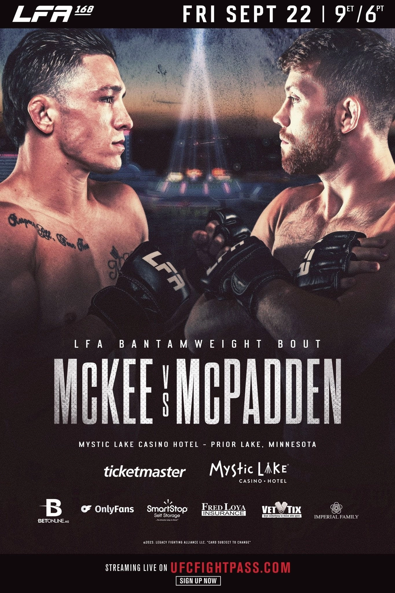 LFA 168: McKee vs. McPadden
