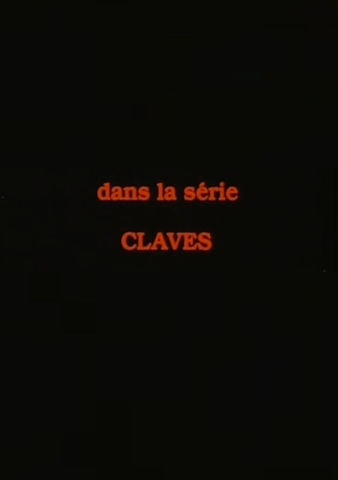 Claves, 2: We will return younger