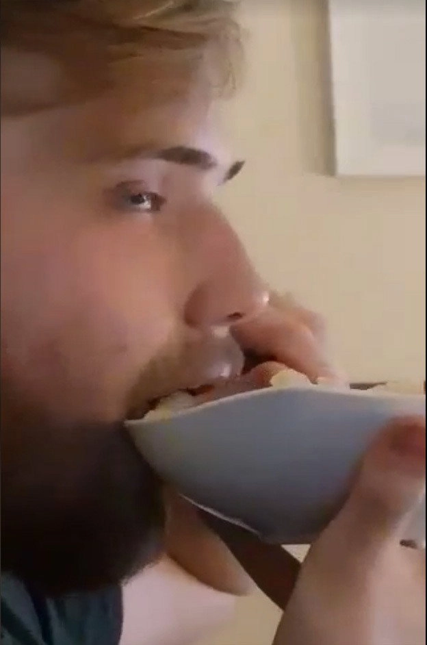 Eating Pasta 4