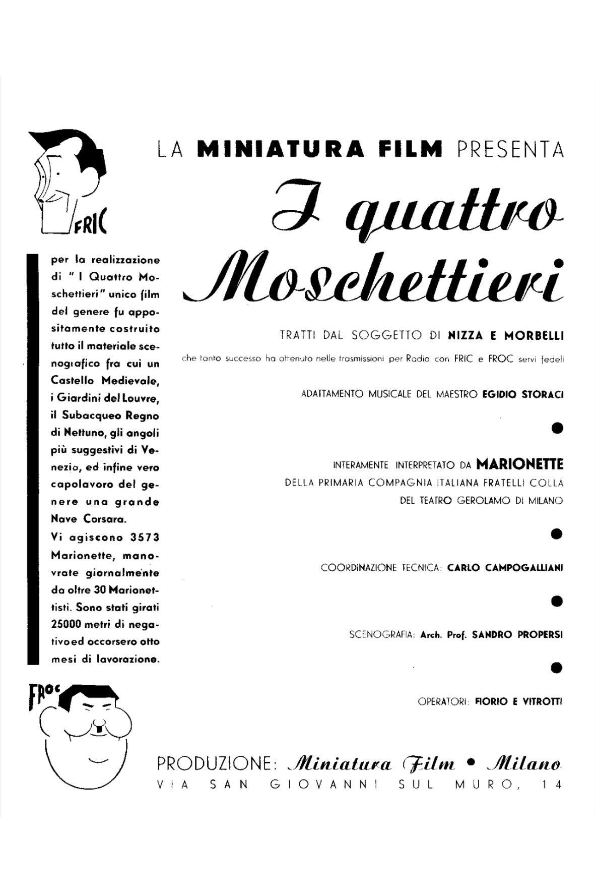I quattro moschettieri