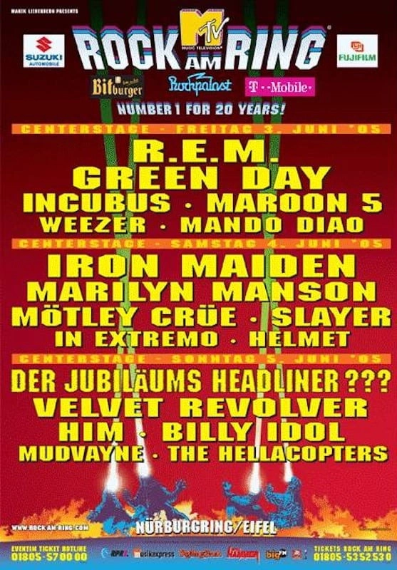 Green Day Live Rock AM Ring