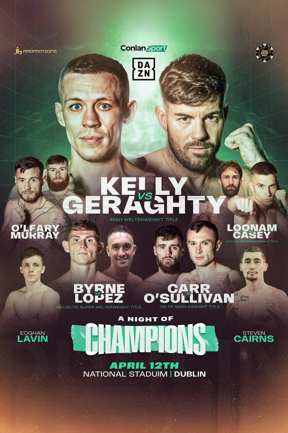 Senan Kelly vs. Declan Geraghty
