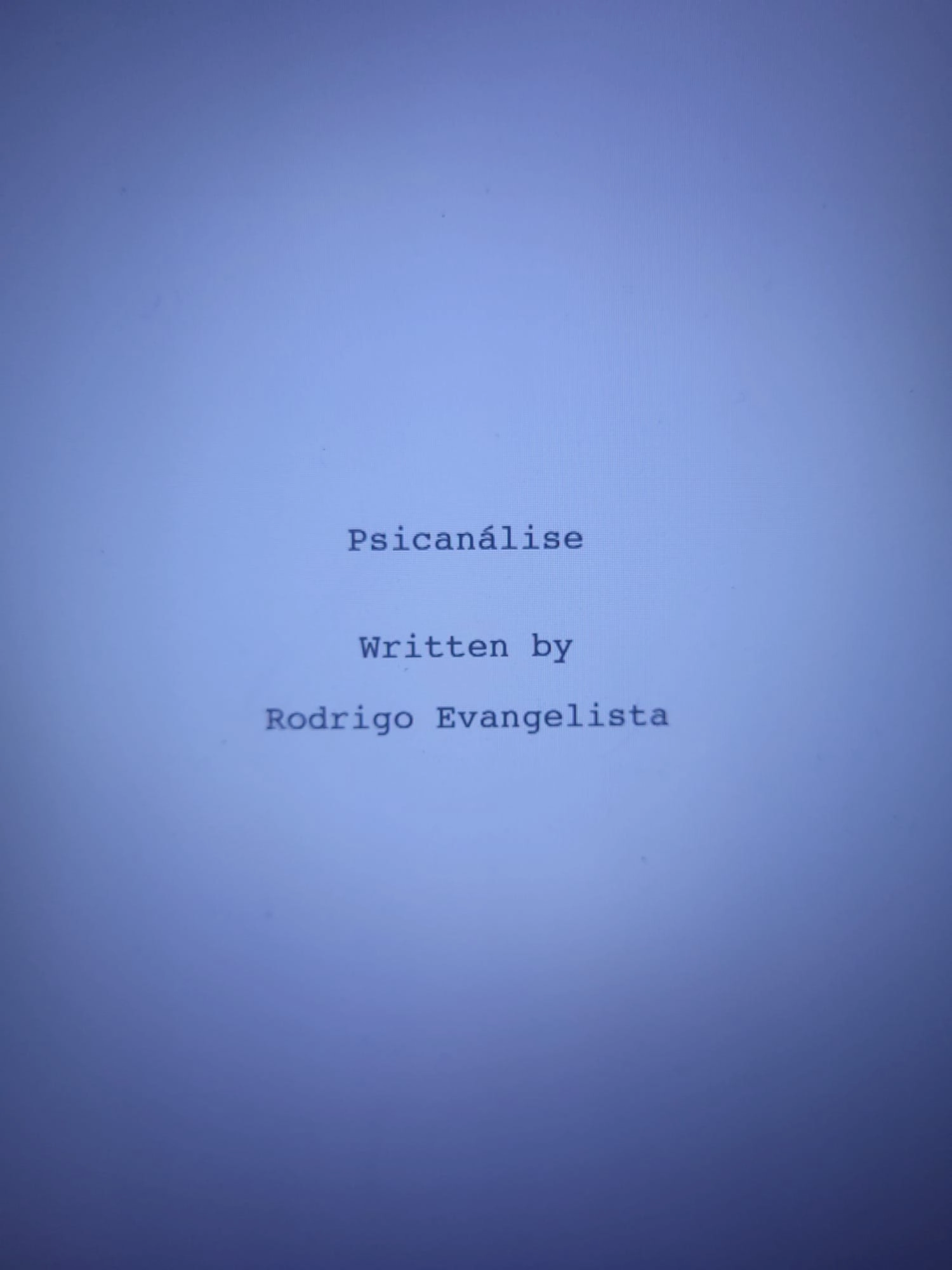 Psicanálise