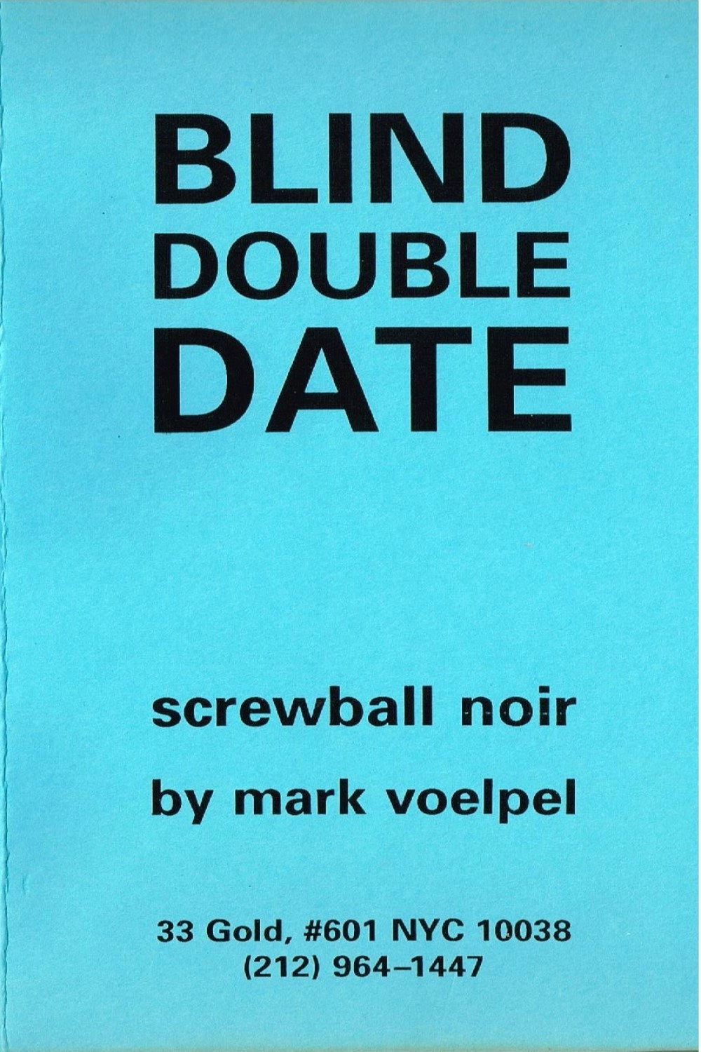 Blind Double Date