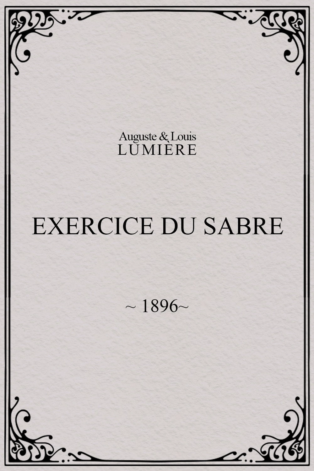 Exercice du sabre