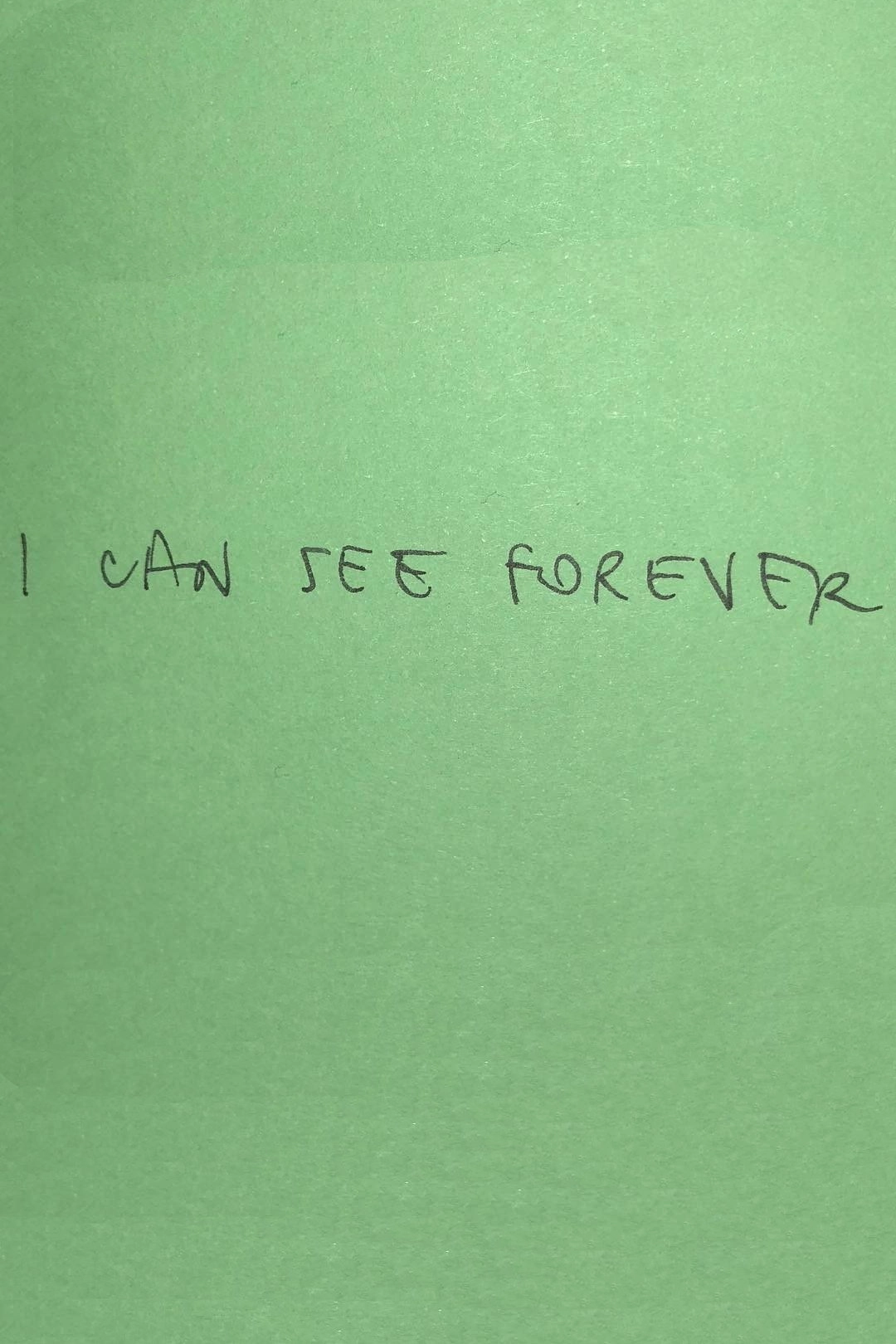 I Can See Forever