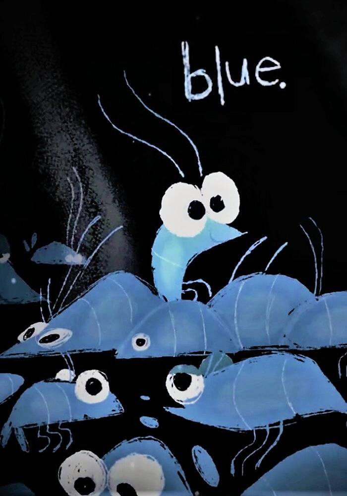 Blue.