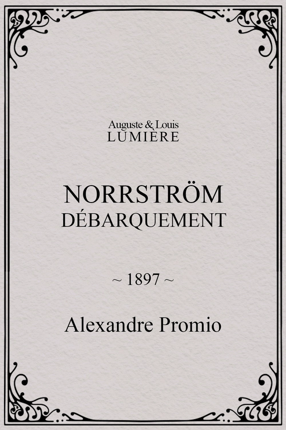 Norrström : débarquement