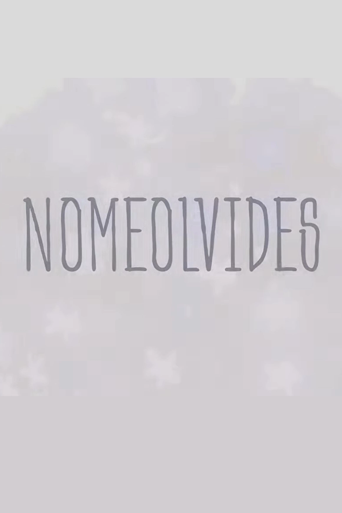 No me Olvides
