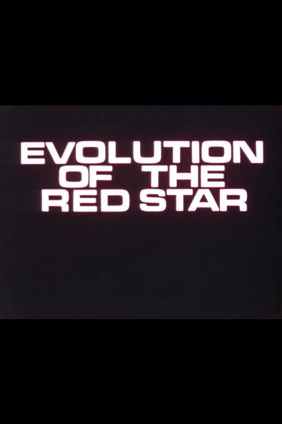 Evolution of the Red Star
