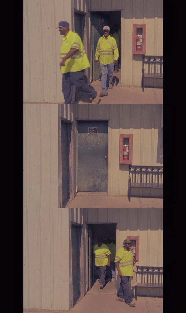 Workers Leaving the Job Site