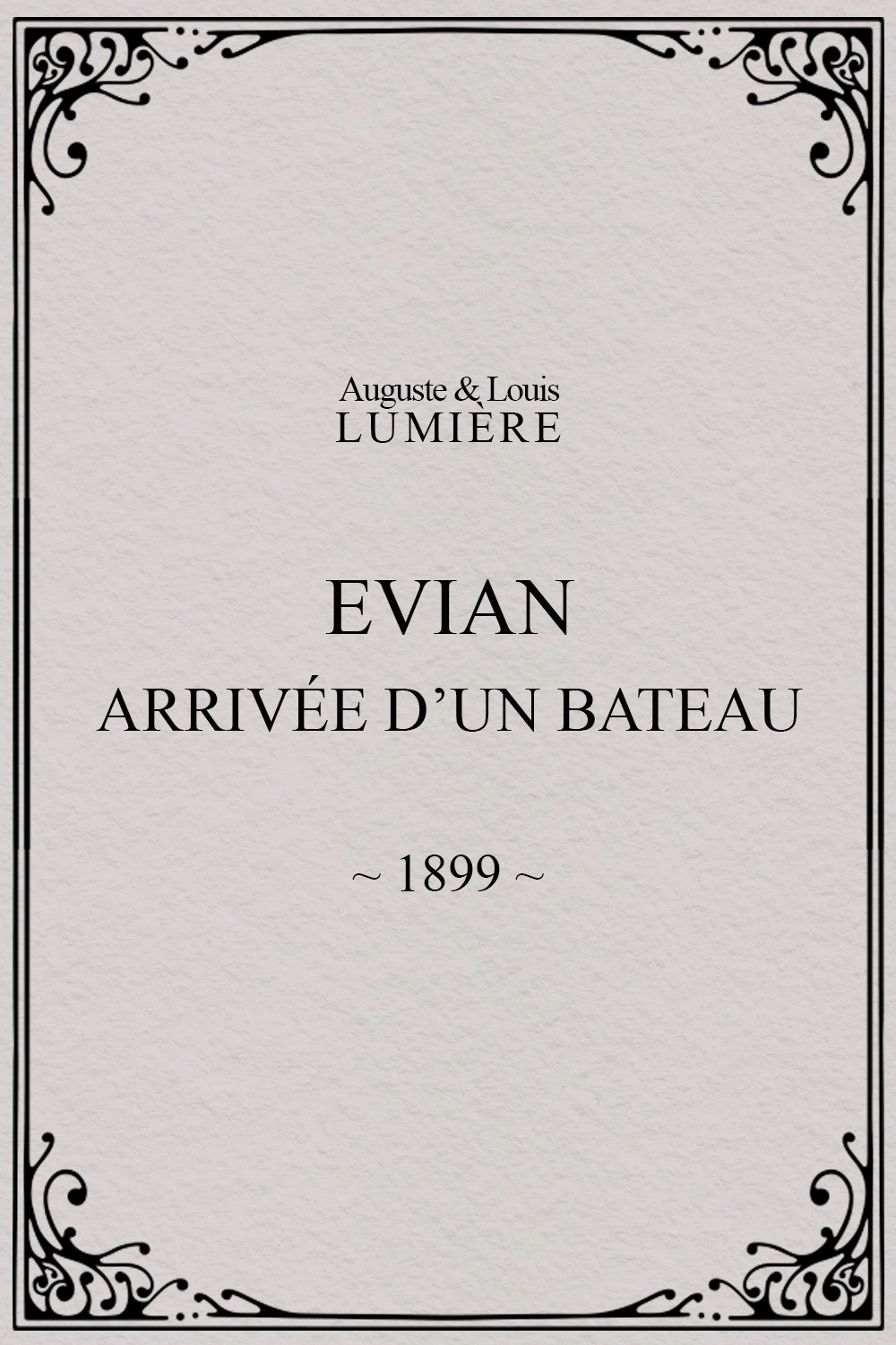 Evian : arrivée d’un bateau