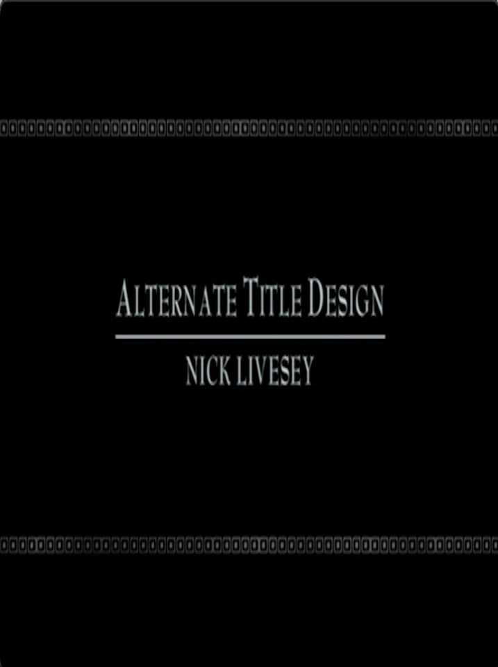 Alternate Title Design