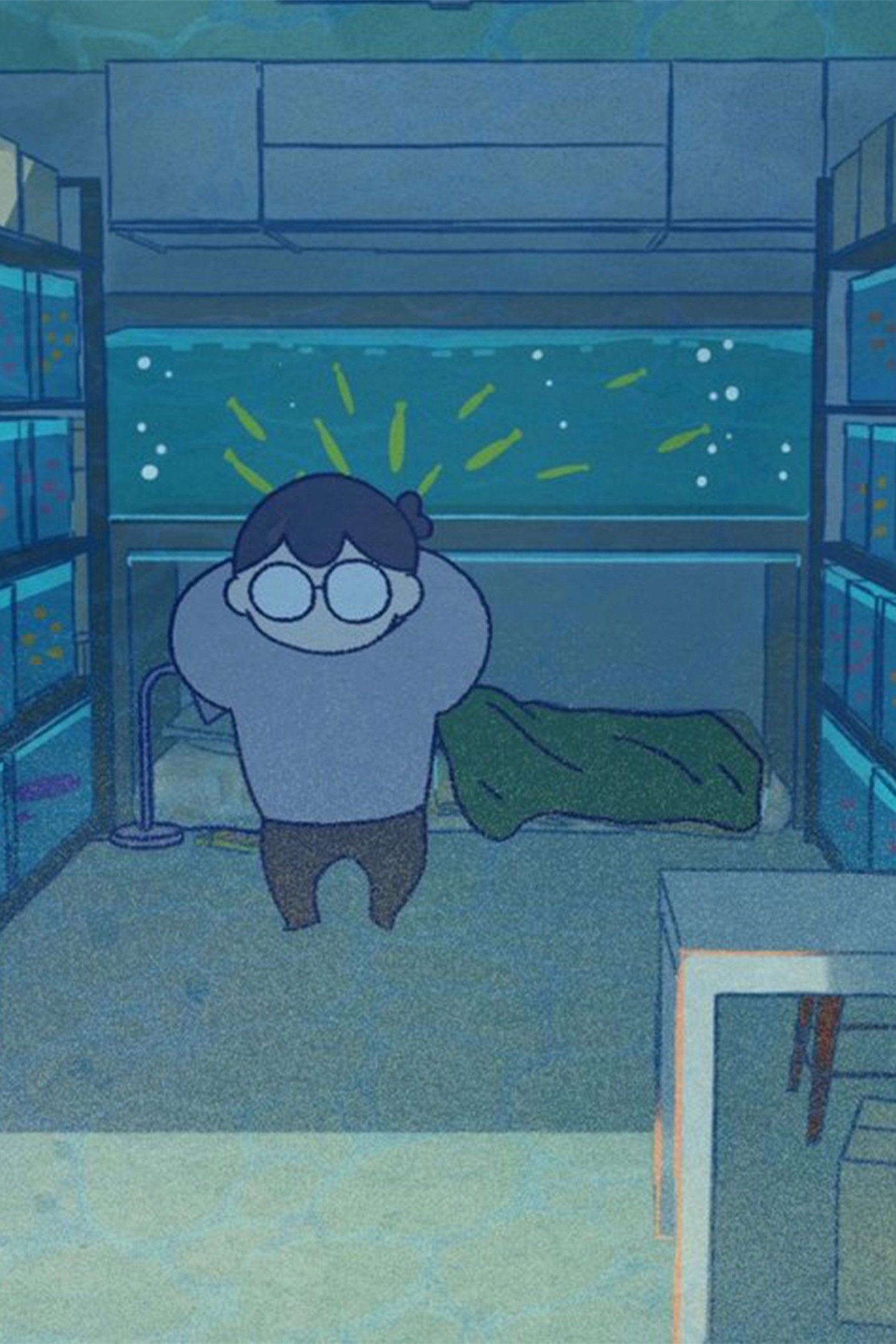 Fish in the shattered world