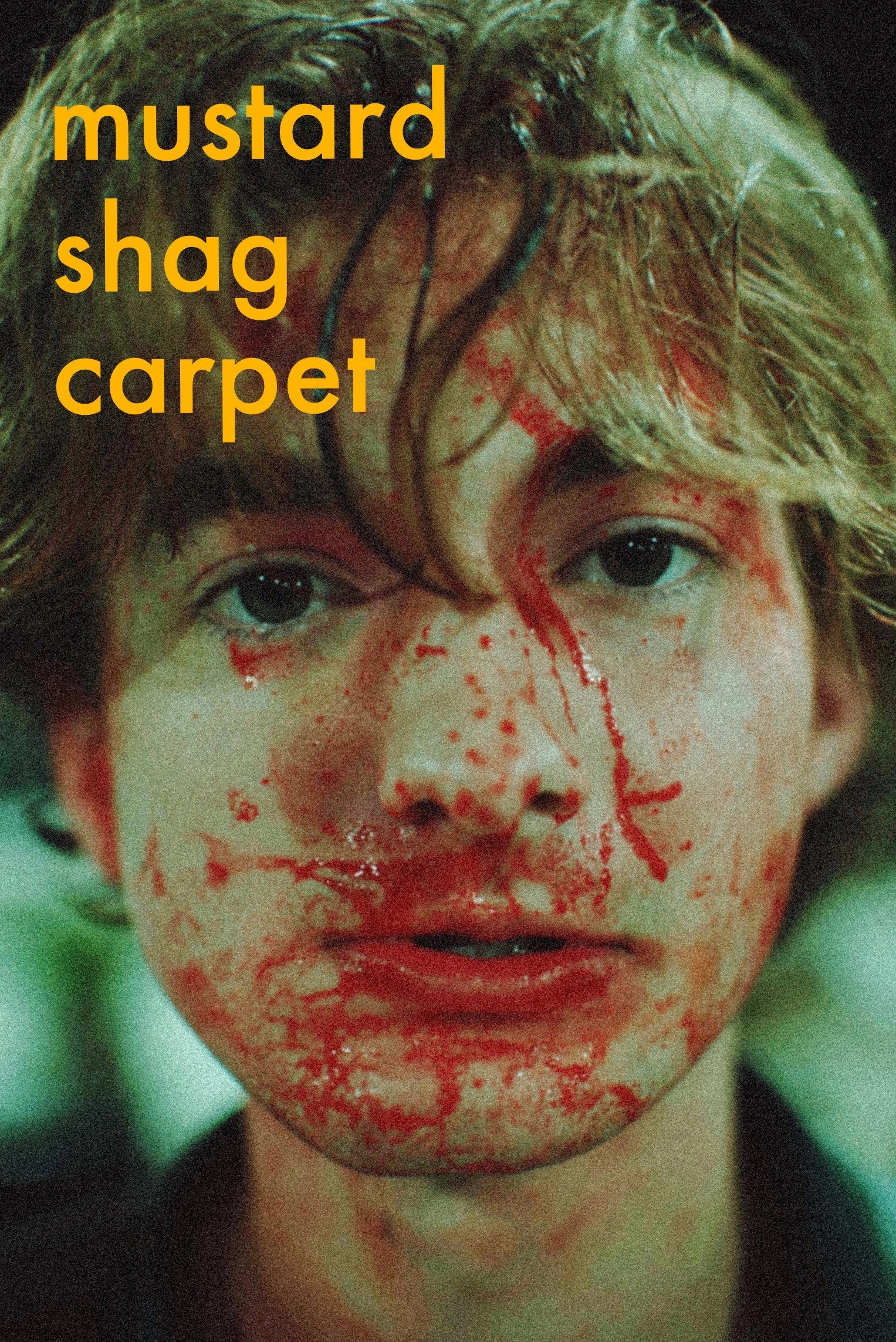 mustard shag carpet