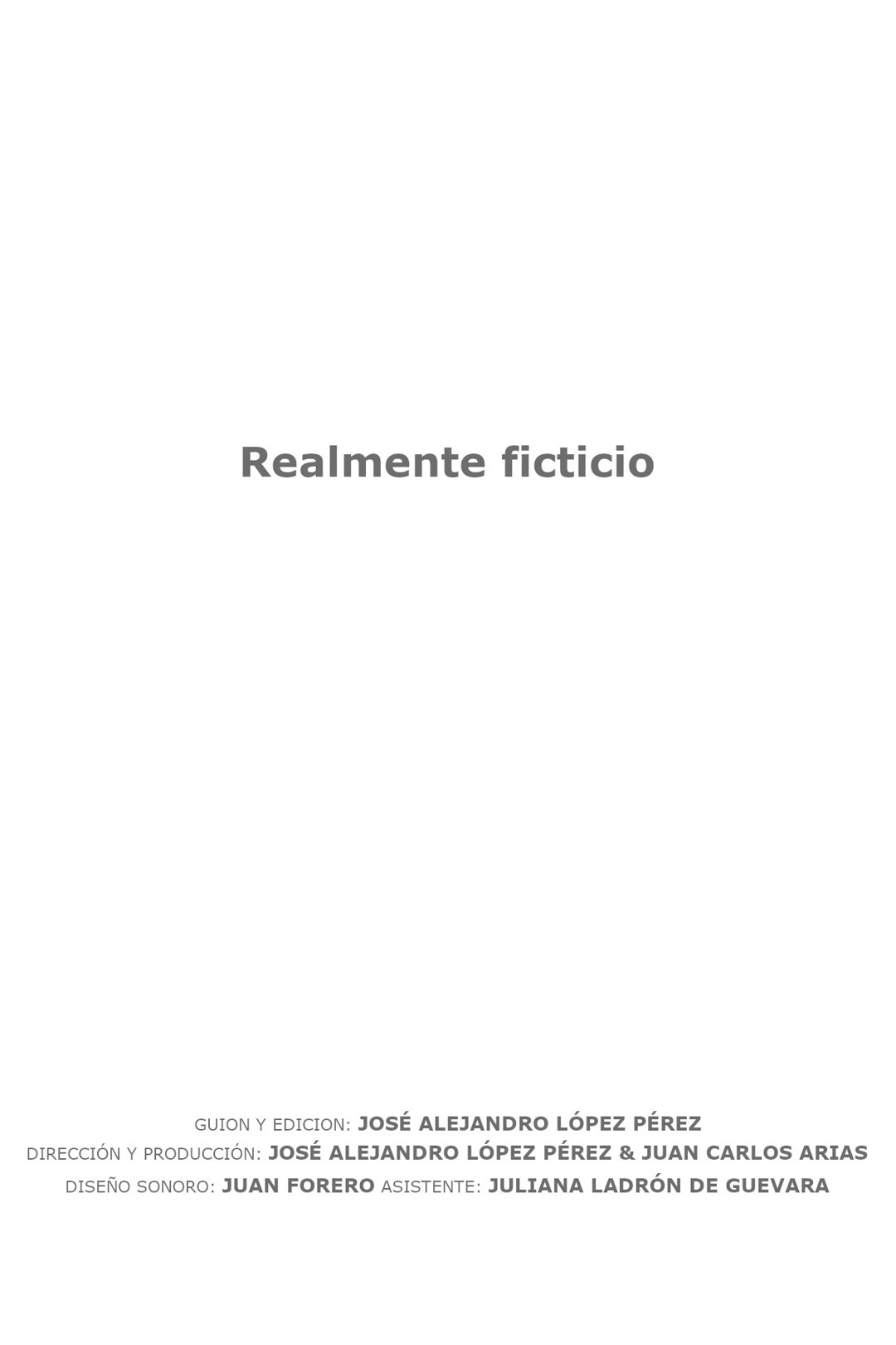 Realmente ficticio