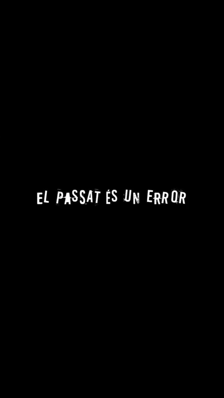 El passat és un error