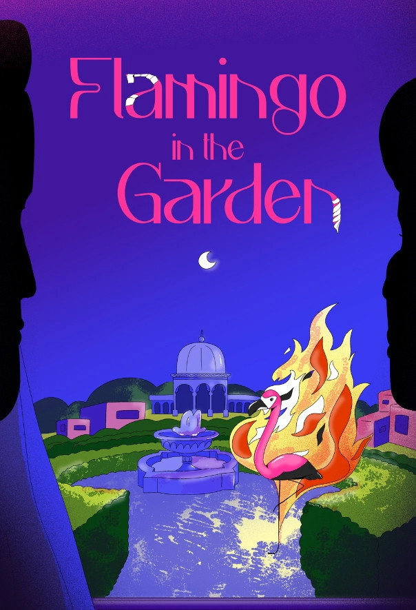 Flamingo in the Garden