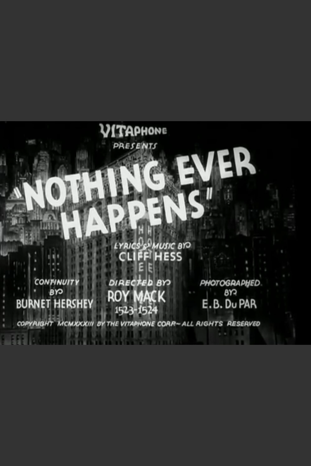 Nothing Ever Happens