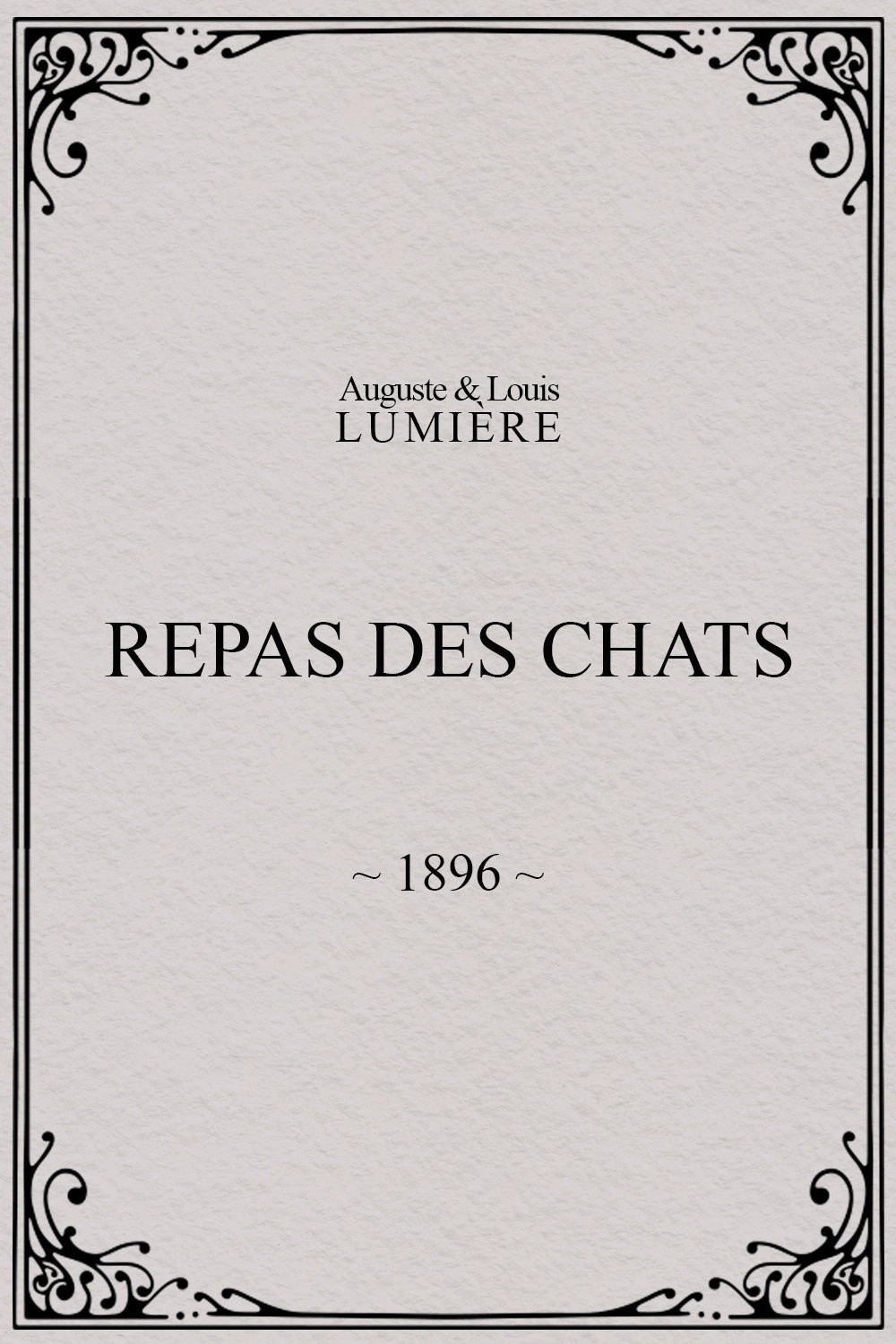 Repas des chats