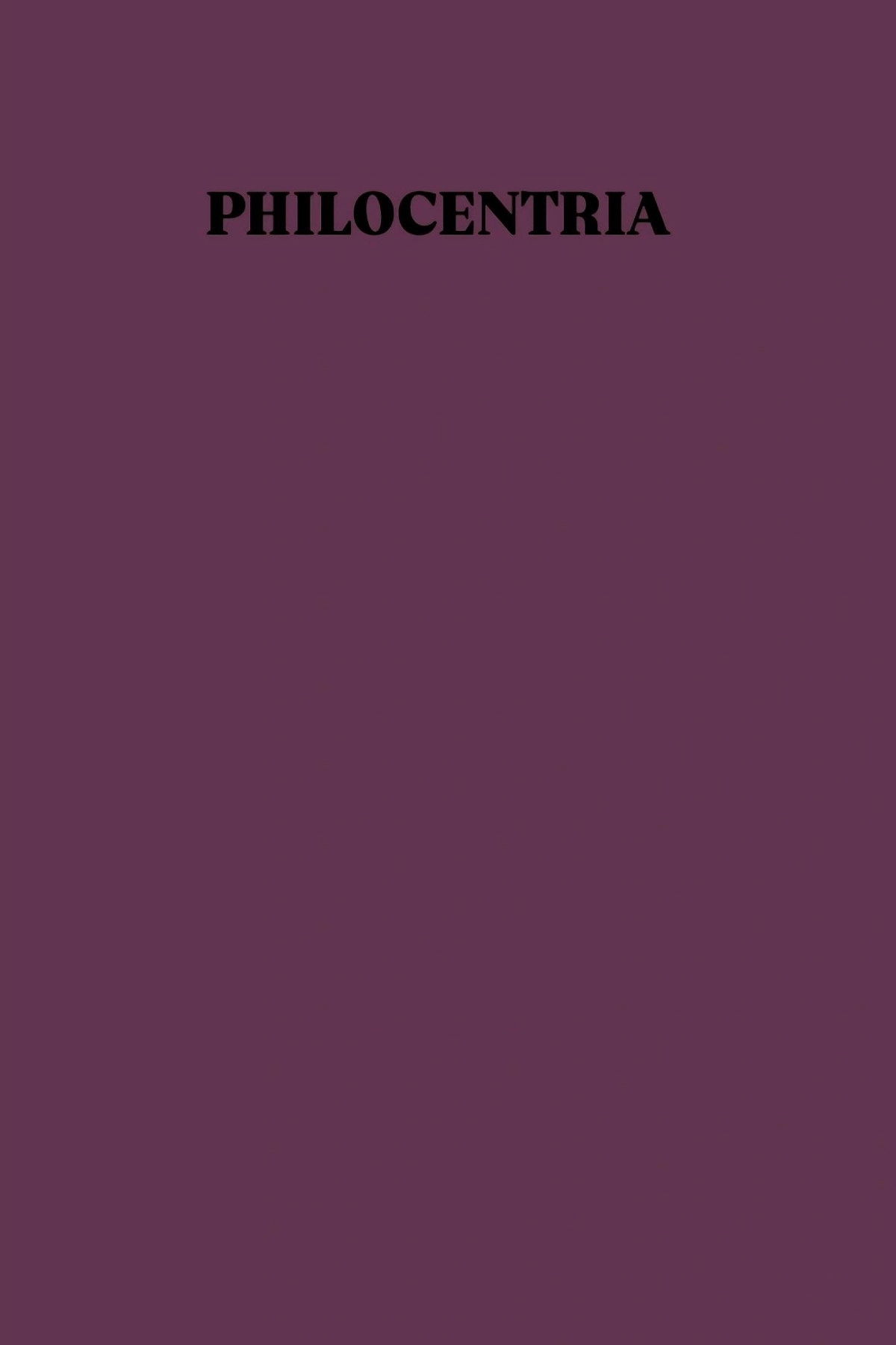 Philocentria