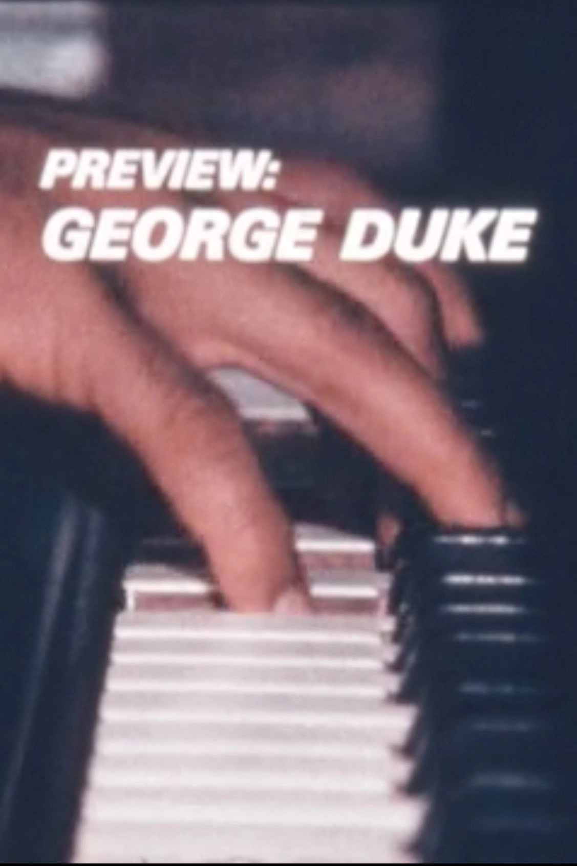 Preview: George Duke