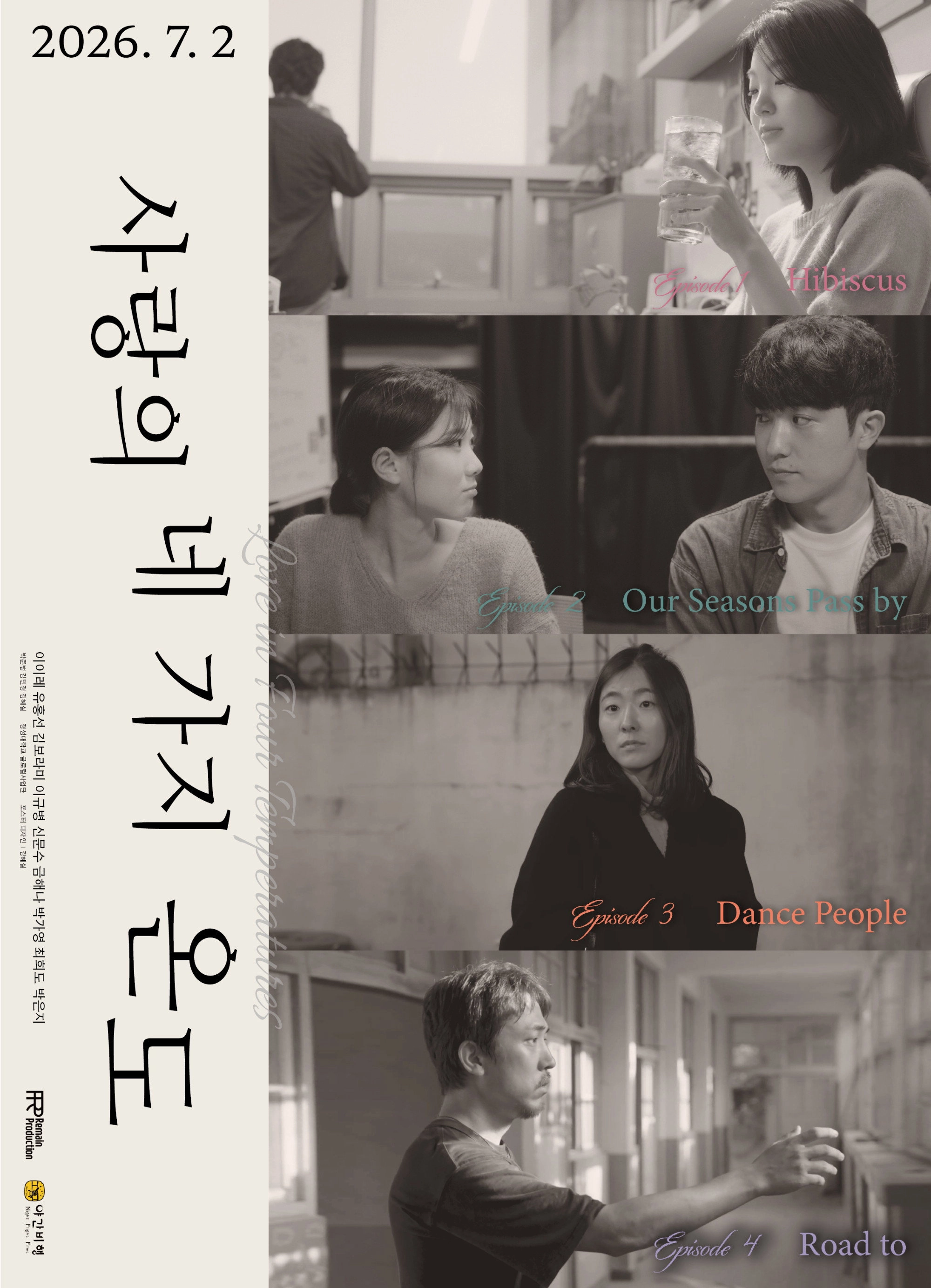 Love in Four Temperatures
