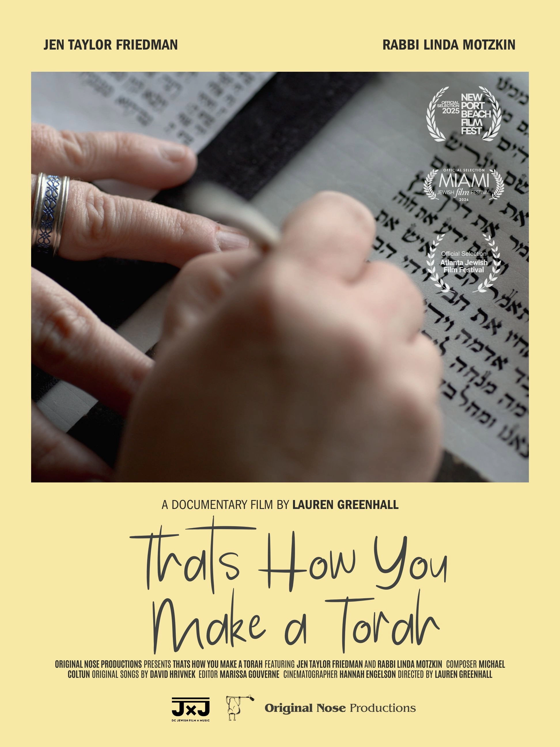 That's How You Make a Torah