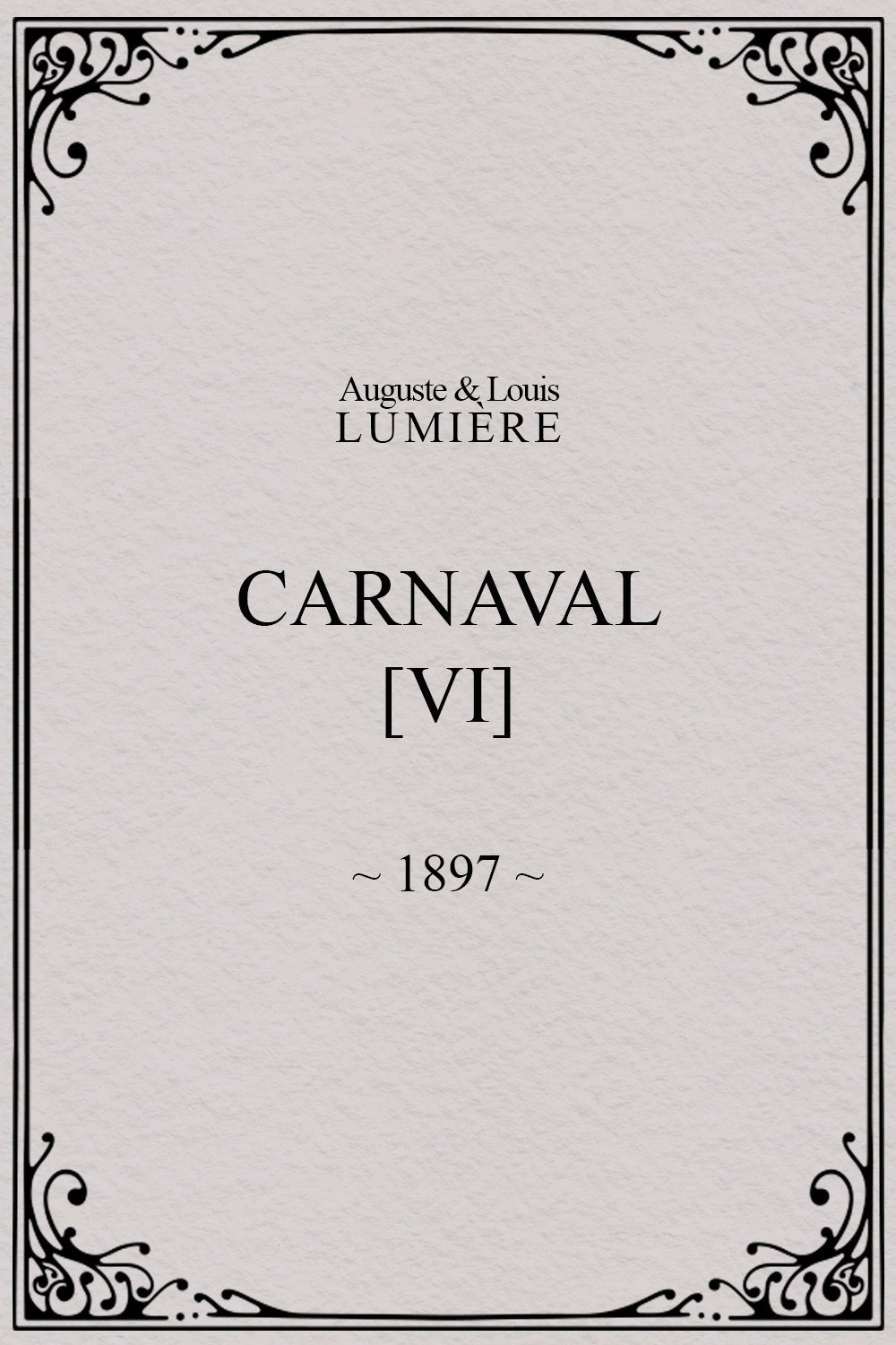 Carnaval, [VI]