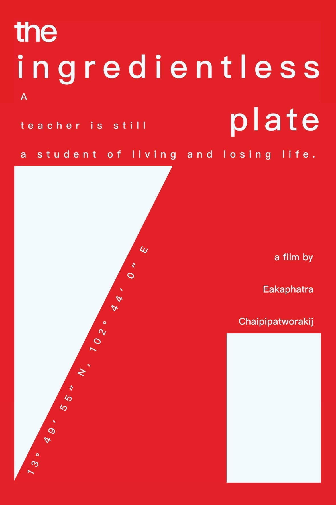 The Ingredientless Plate