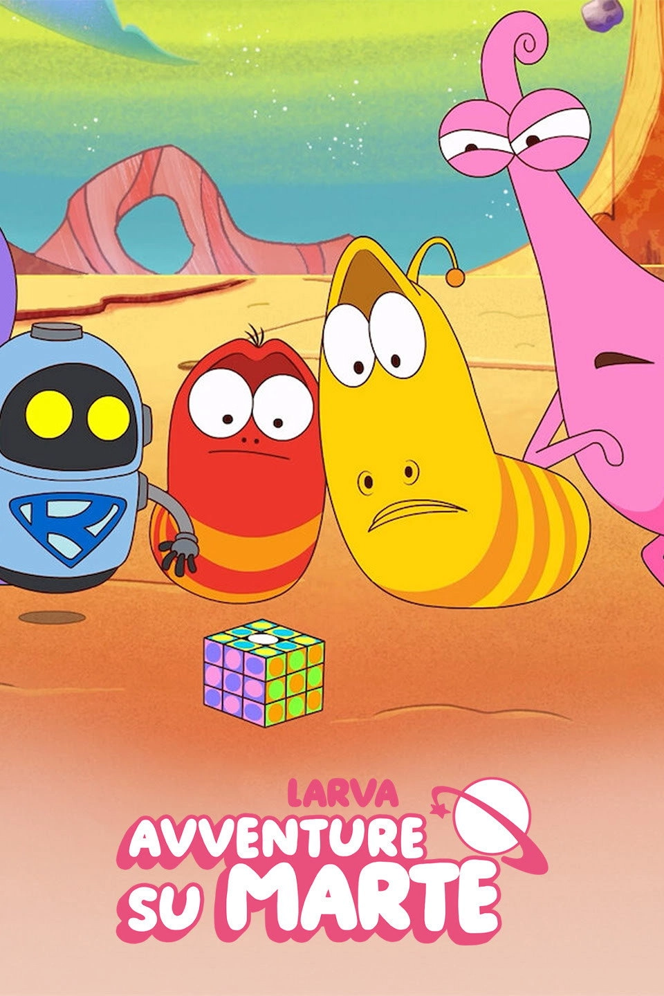 Larva in Mars