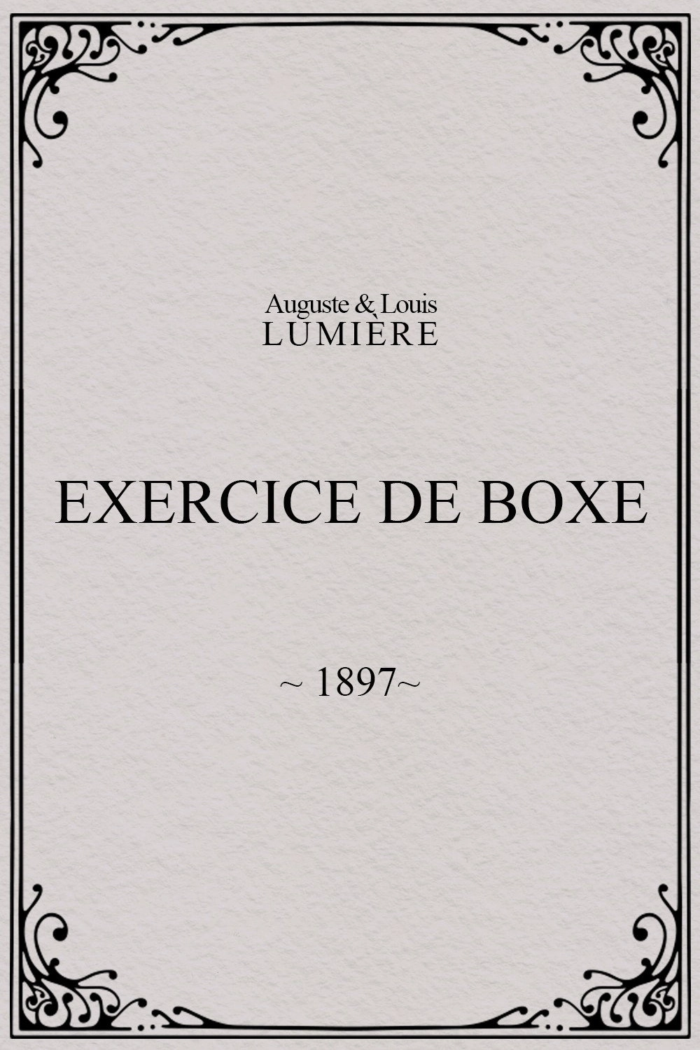 Exercice de boxe