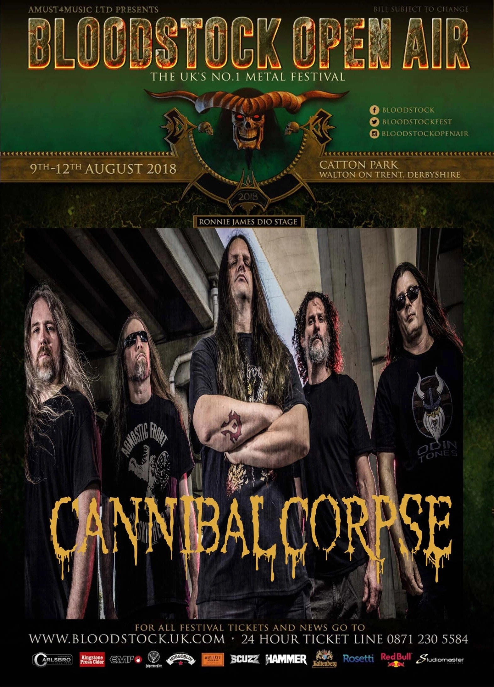 Cannibal Corpse -  Bloodstock 2018