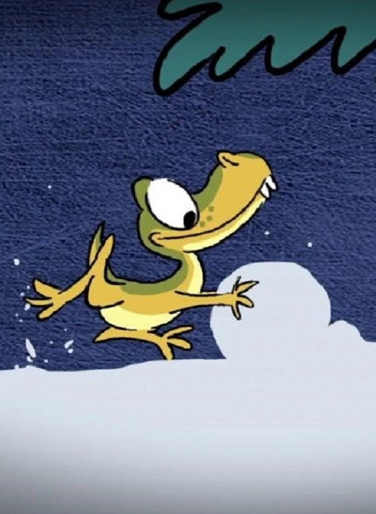 Snow Dinosaur