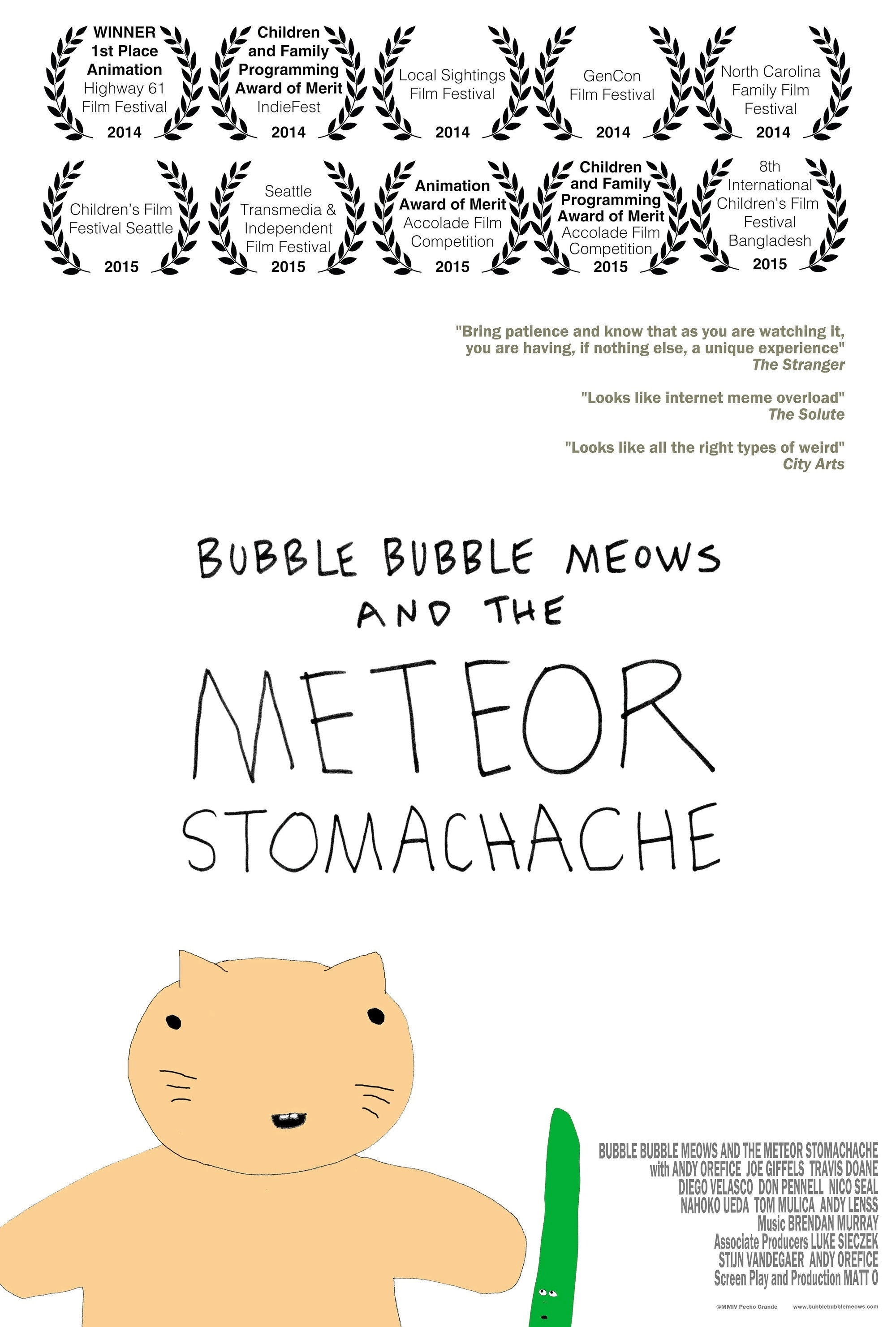 Bubble Bubble Meows and the Meteor Stomachache