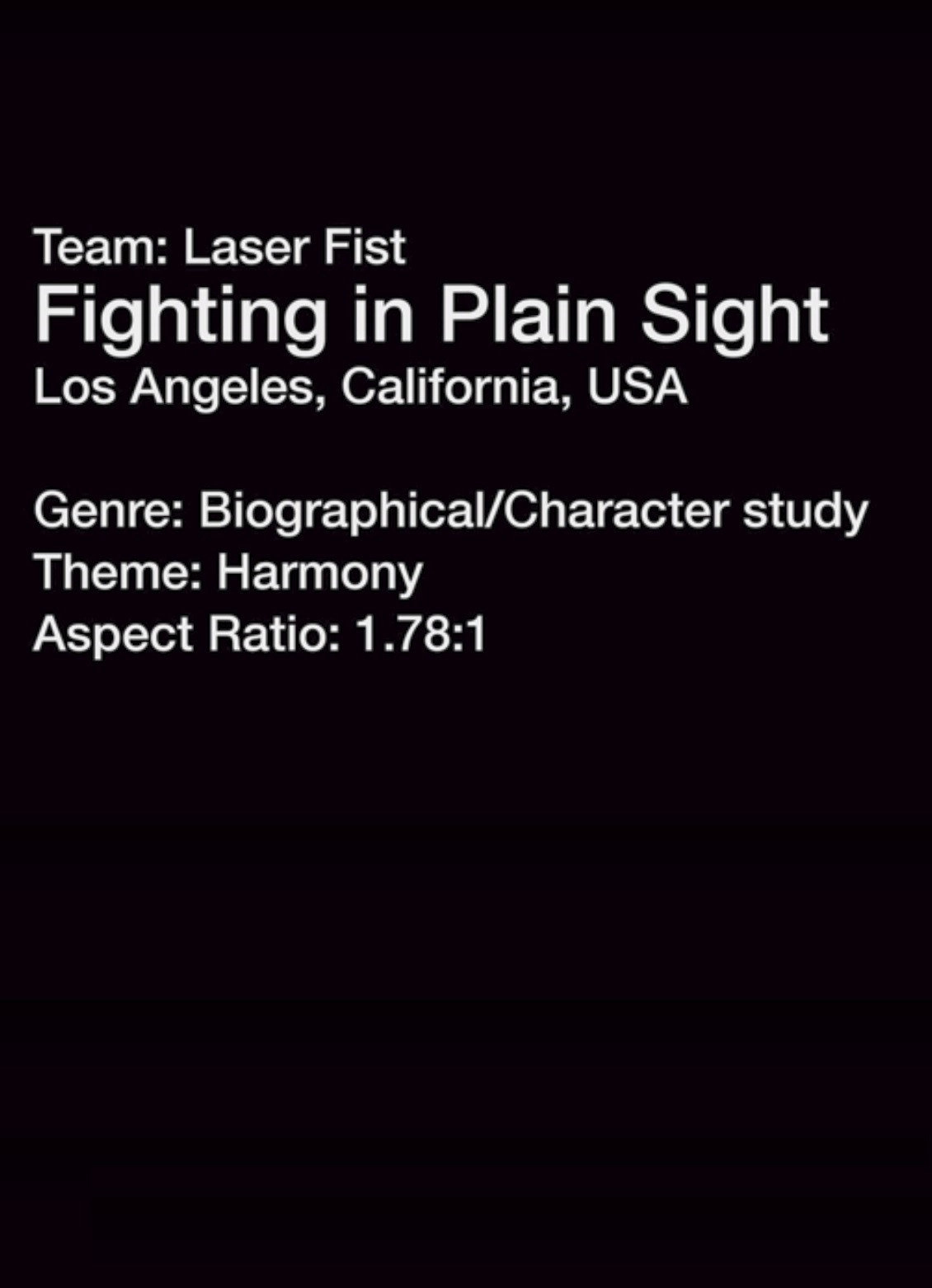 Fighting in Plain Sight