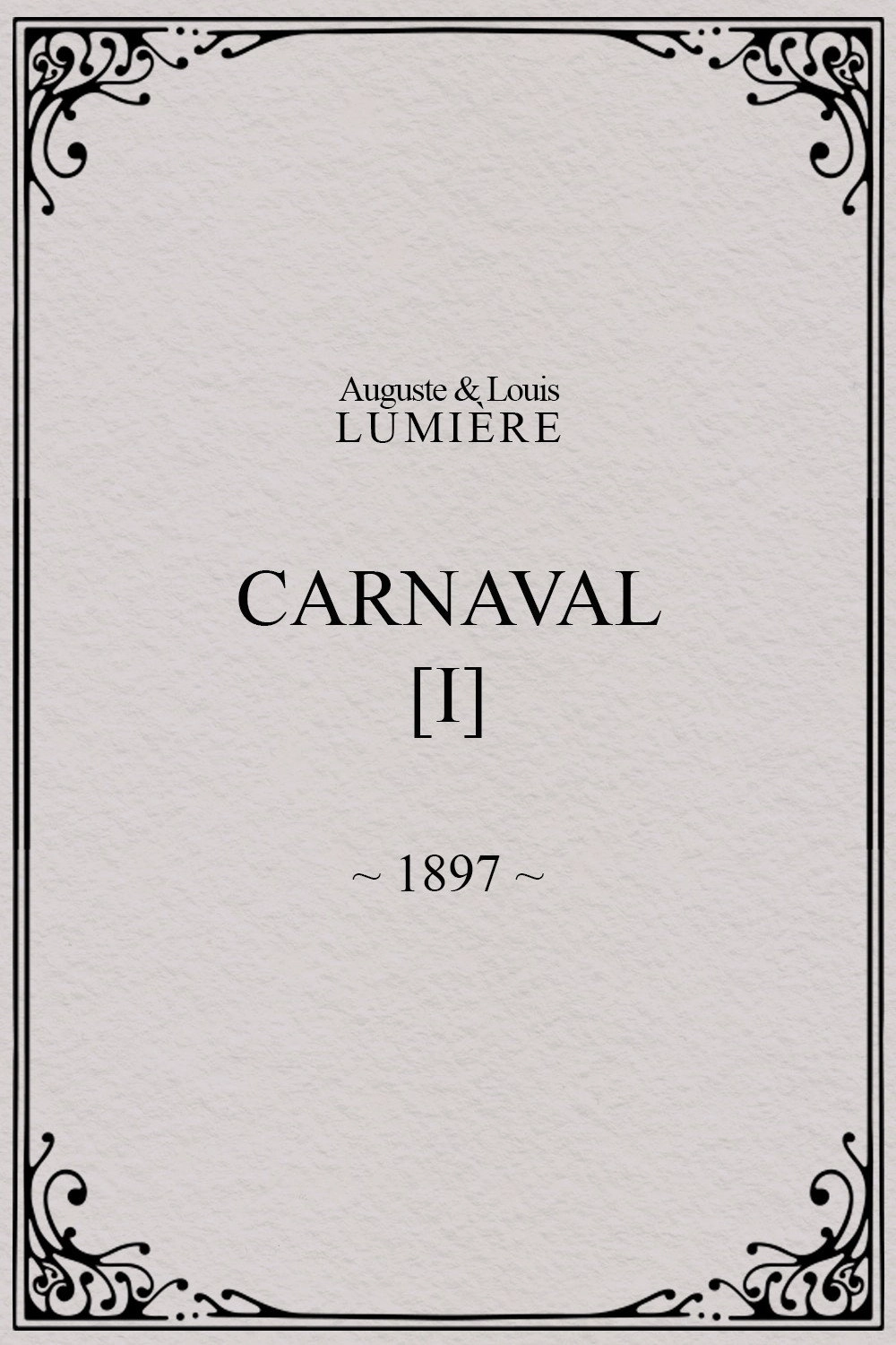 Carnaval, [I]