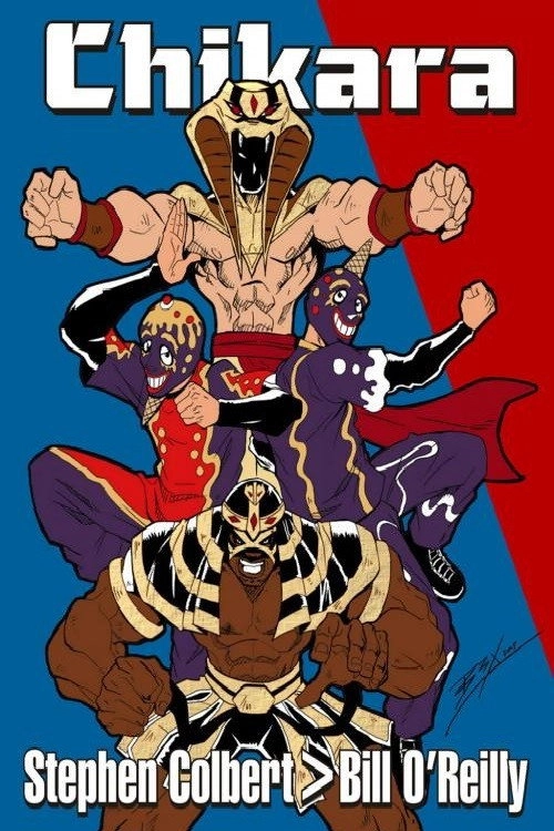 Chikara: Stephen Colbert > Bill O'Reilly