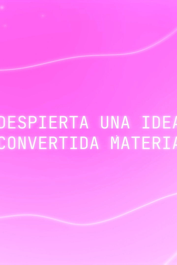 Awakens an idea turned into matter