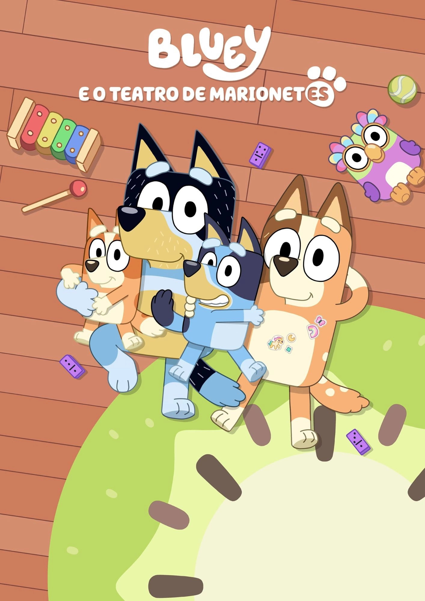 Bluey e o Teatro de Marionetes