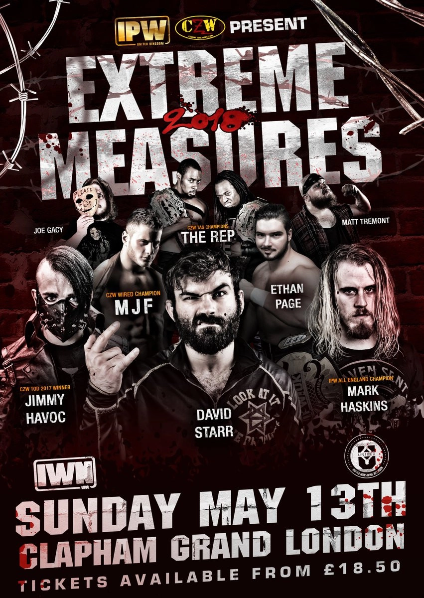 IPW & CZW present Extreme Measures 2018