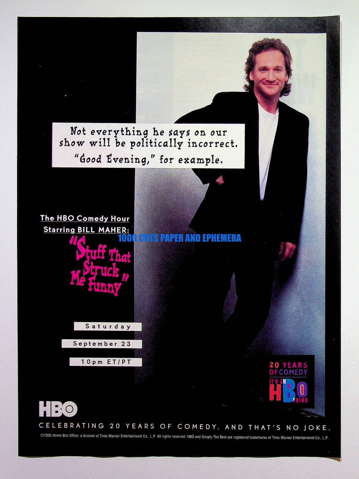 Bill Maher: Stuff That Struck Me Funny