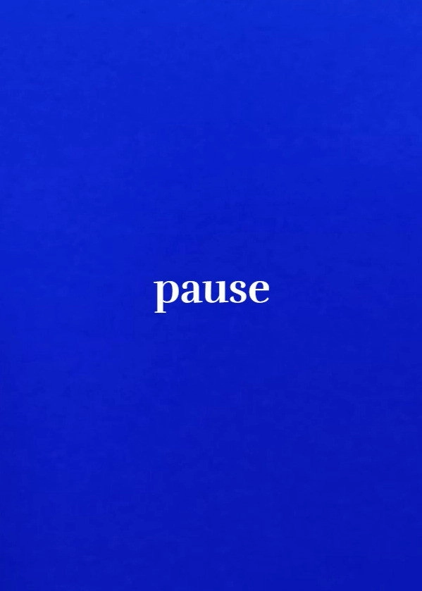 pause