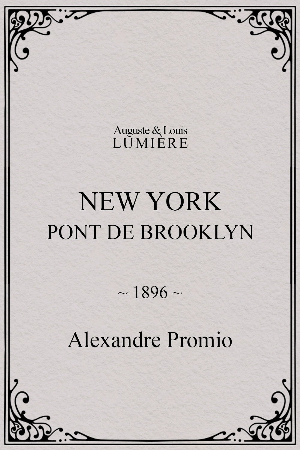 New York, Brooklyn Bridge