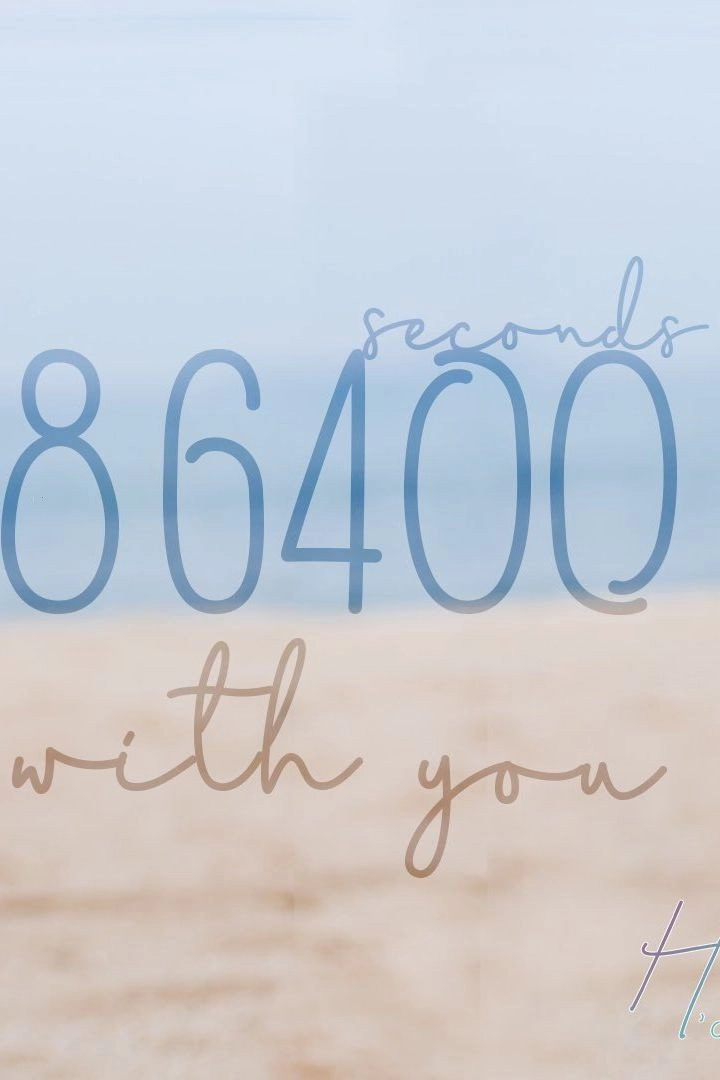 86400 seconds