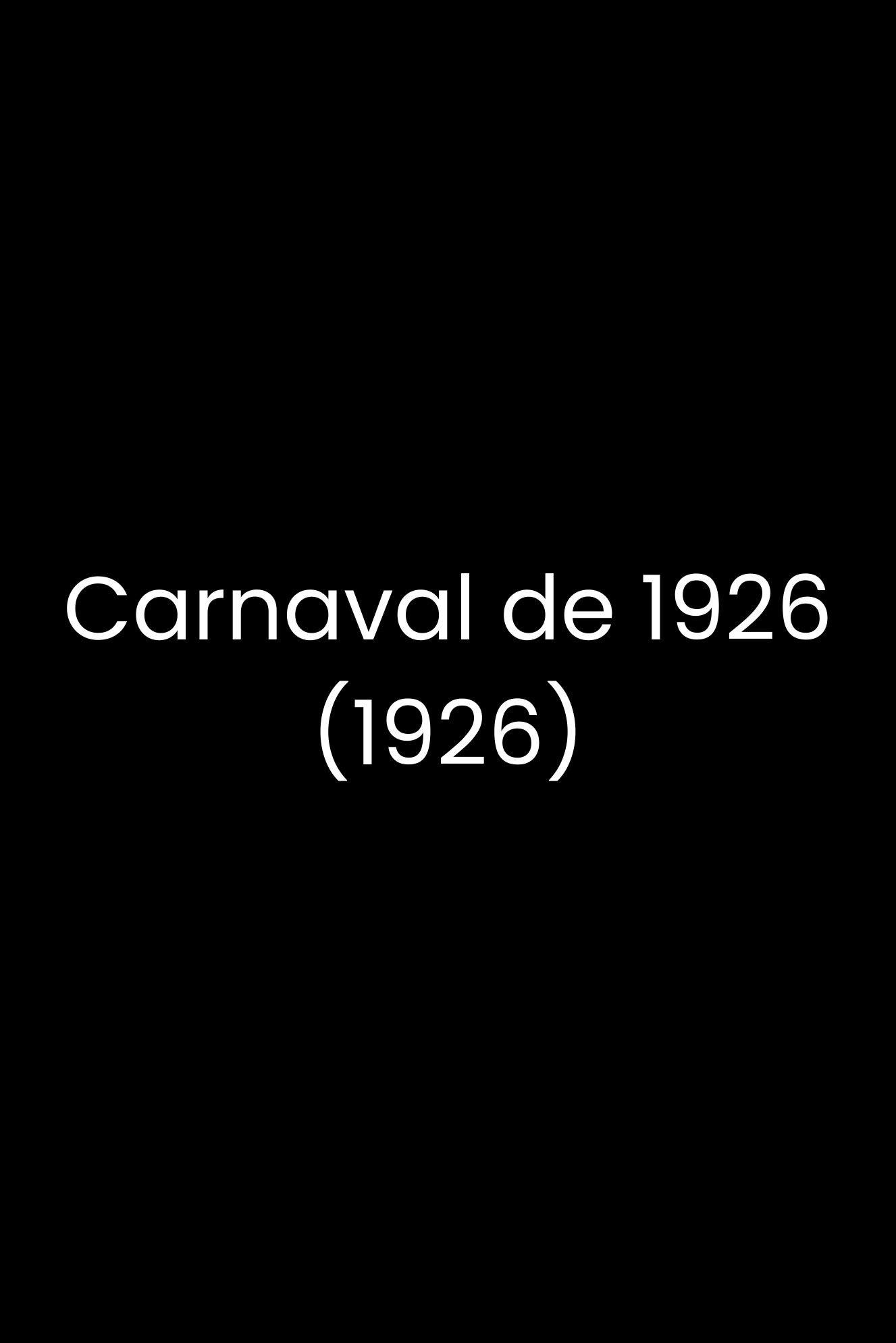 Carnaval de 1926