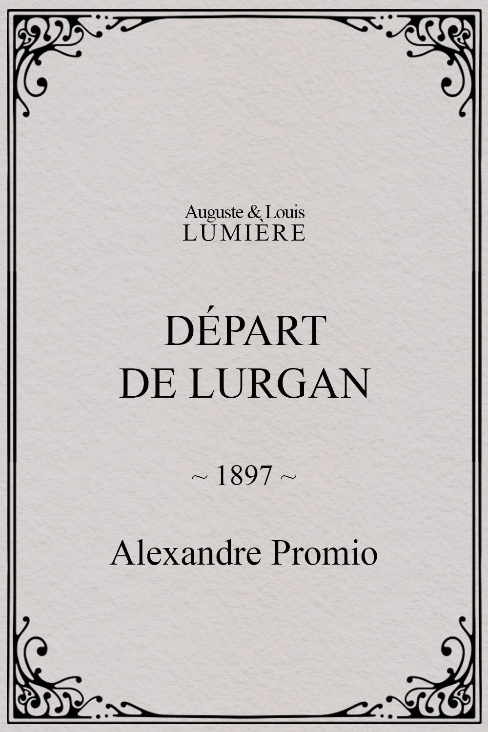 Départ de Lurgan