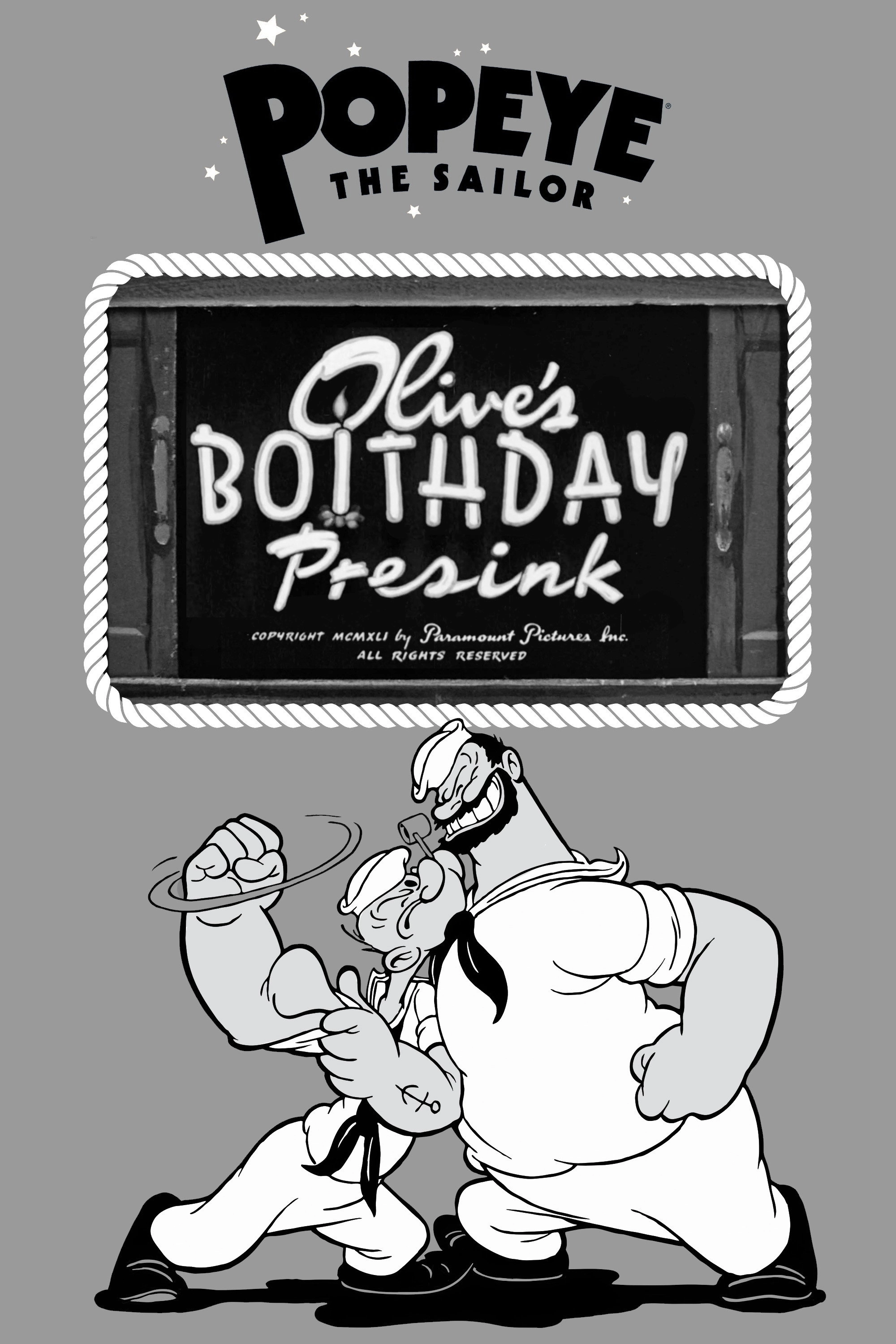 Olive's Boithday Presink
