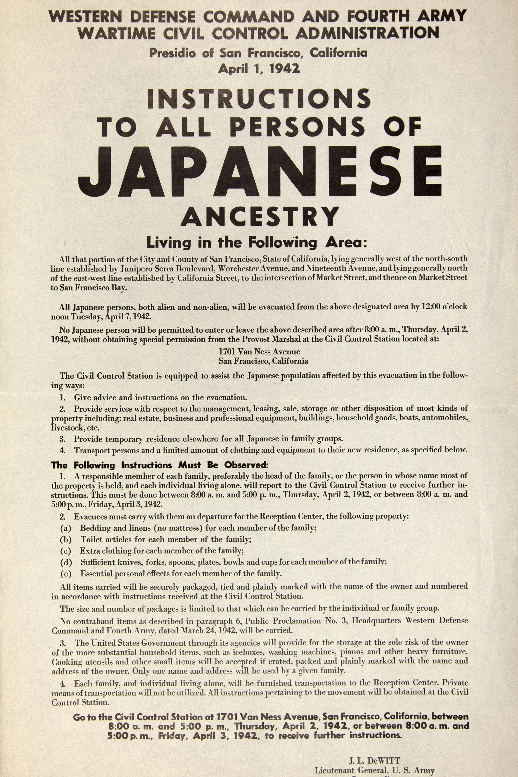 Japanese Relocation